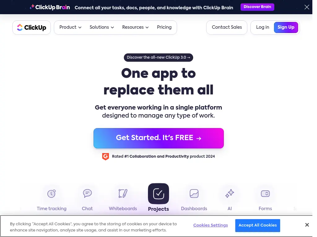 clickup website