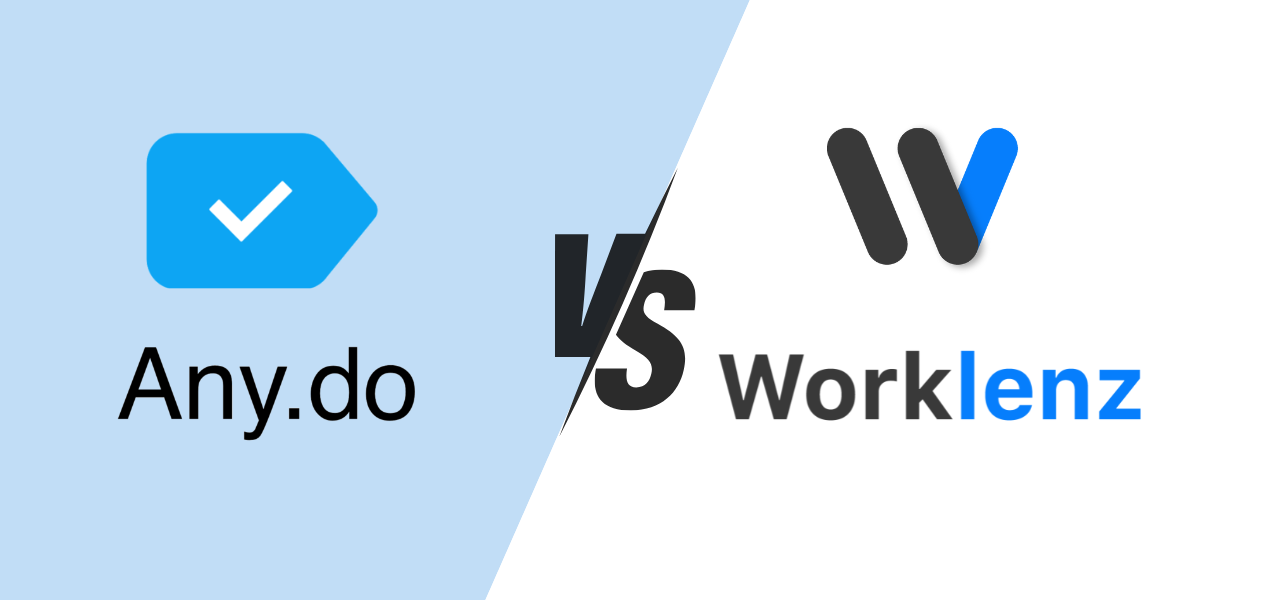 Worklenz vs Any.do comparison for team project management